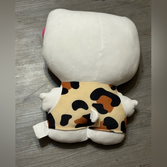 Hello Kitty Plush with Pink Bow and Animal Print Outfit 17” tall - Picture 2 of 3